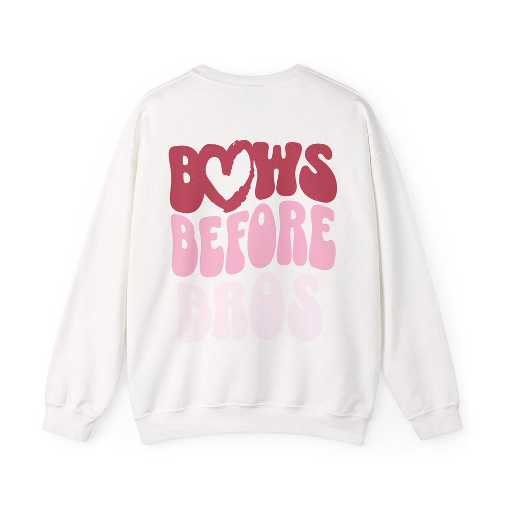 Bows Before Bros Sweatshirt — Cute Coquette Crewneck