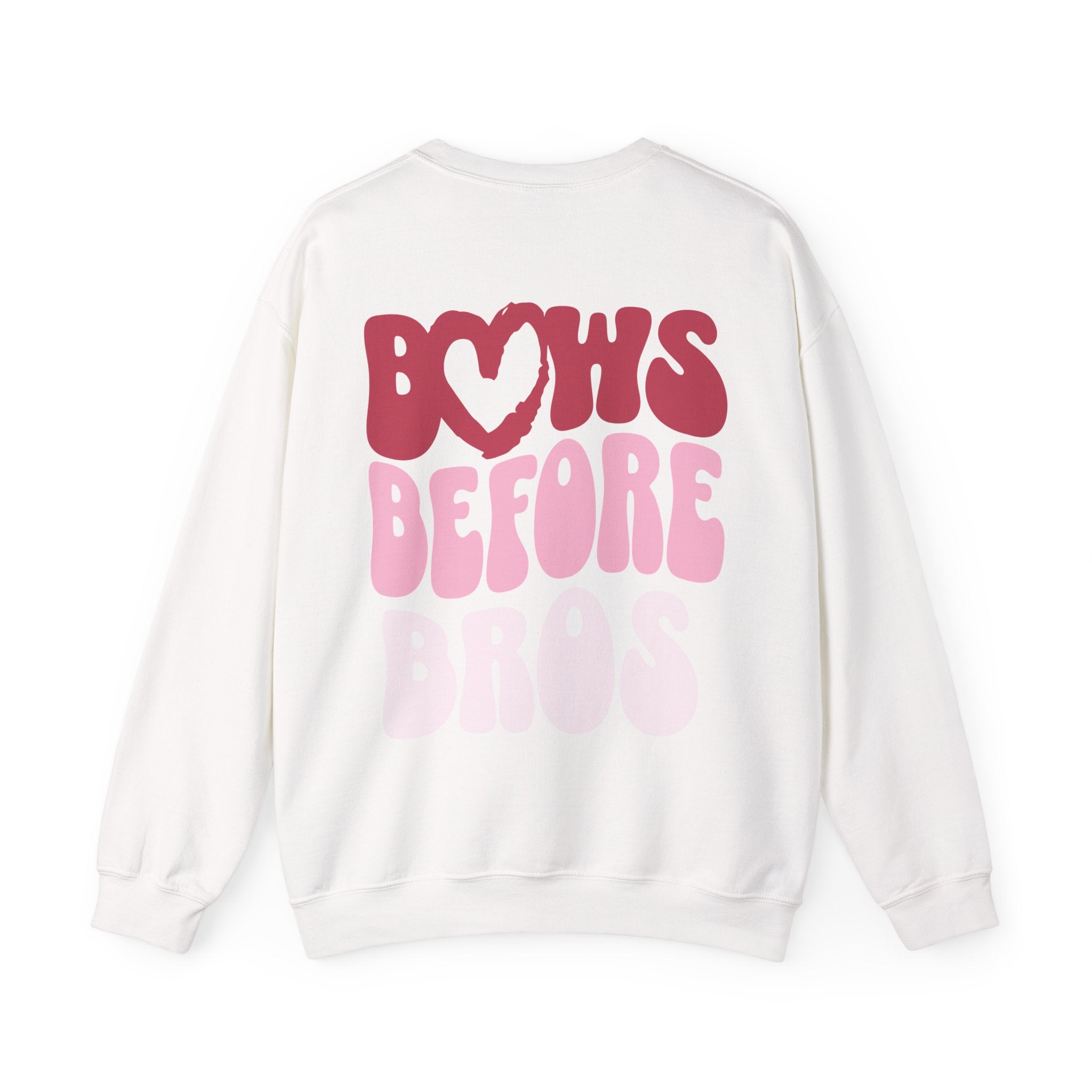 Bows Before Bros Sweatshirt — Cute Coquette Crewneck