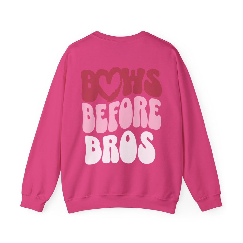 Bows Before Bros Sweatshirt — Cute Coquette Crewneck