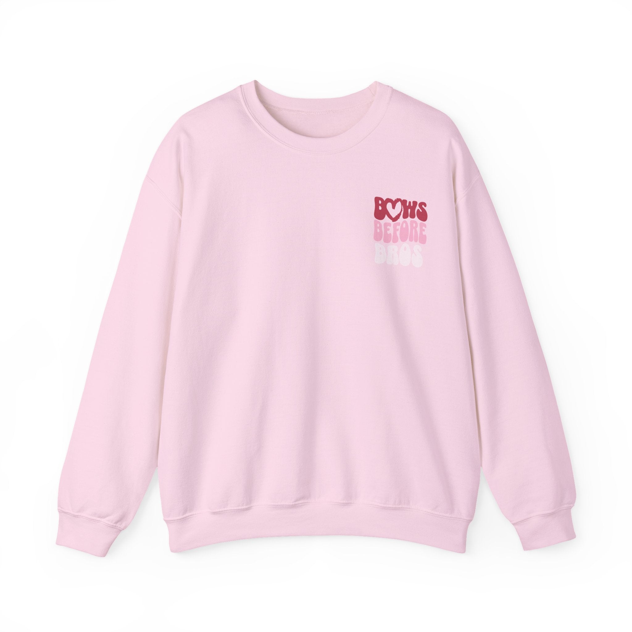 Bows Before Bros Sweatshirt — Cute Coquette Crewneck