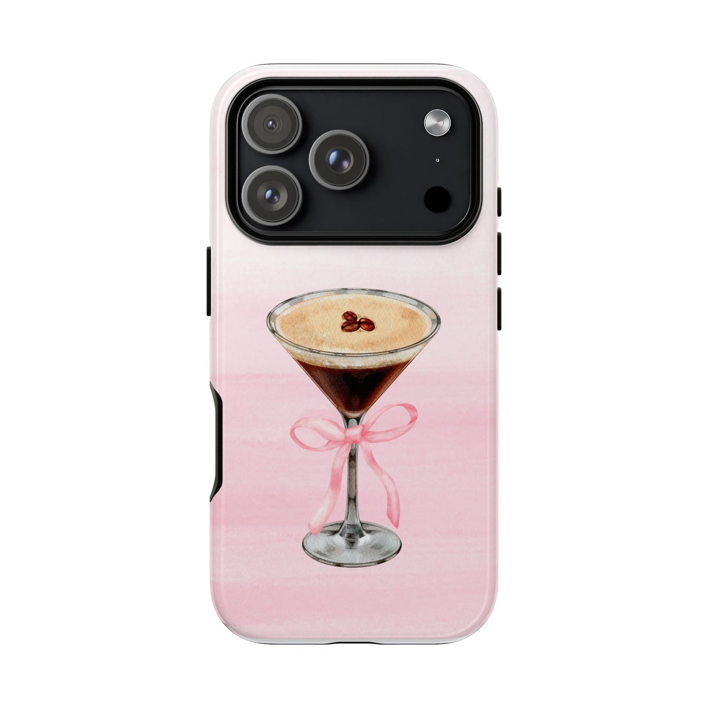 Espresso Martini with bow Phone Case