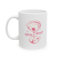 Coffee Mug — Pink Witchy Cat Illustration with 'Espresso' Theme