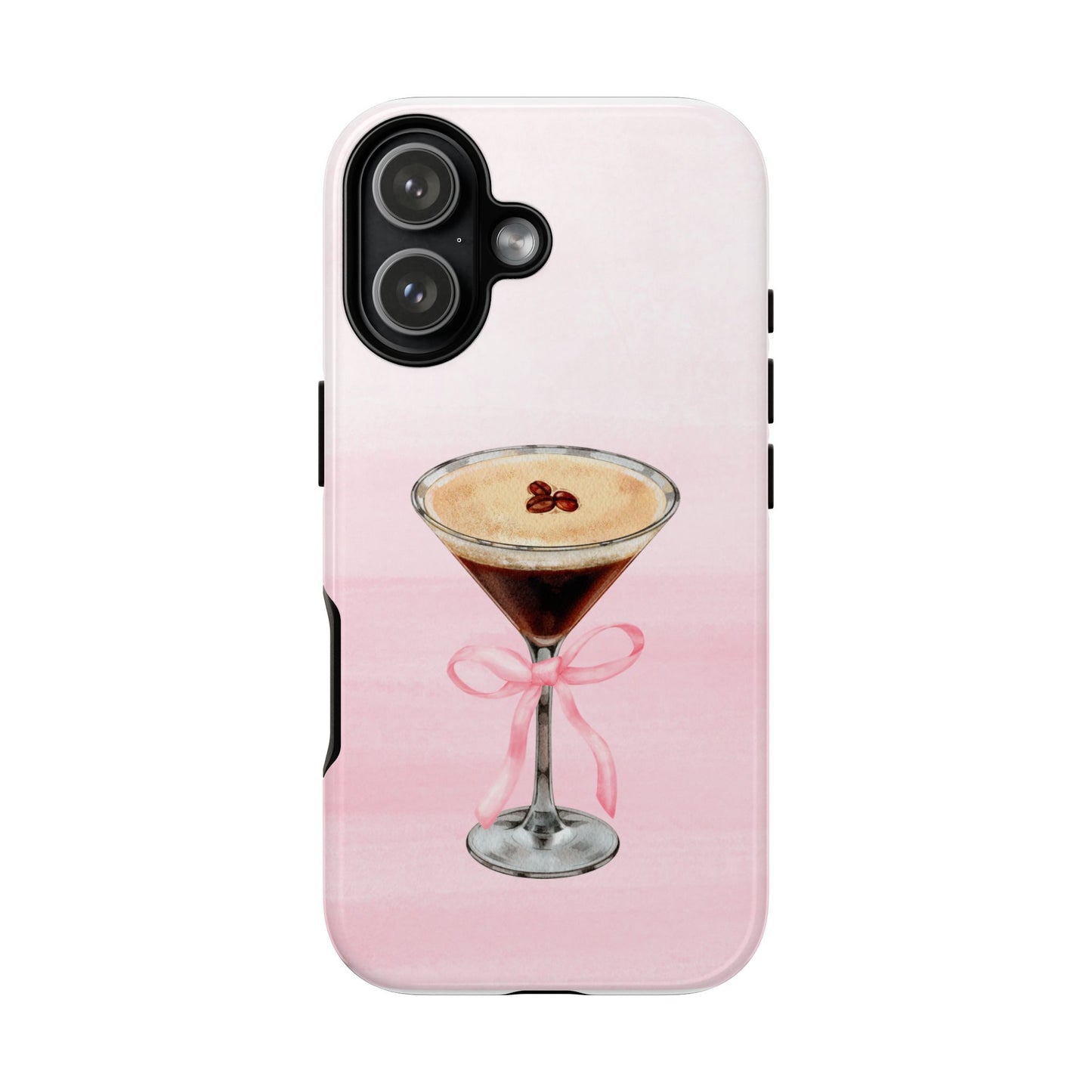 Espresso Martini with bow Phone Case