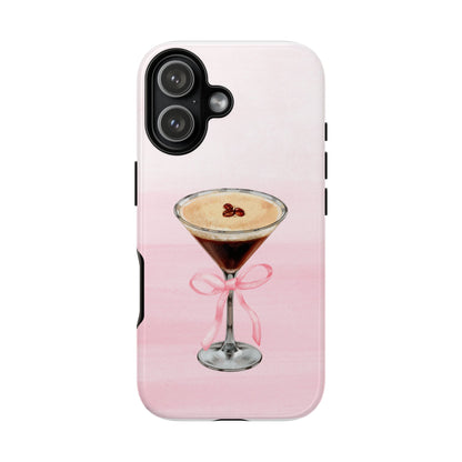 Espresso Martini with bow Phone Case