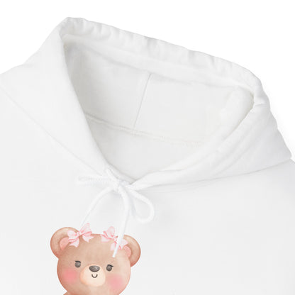 Cute Pink Teddy Bear Hoodie — Cozy Cute Graphic Sweatshirt