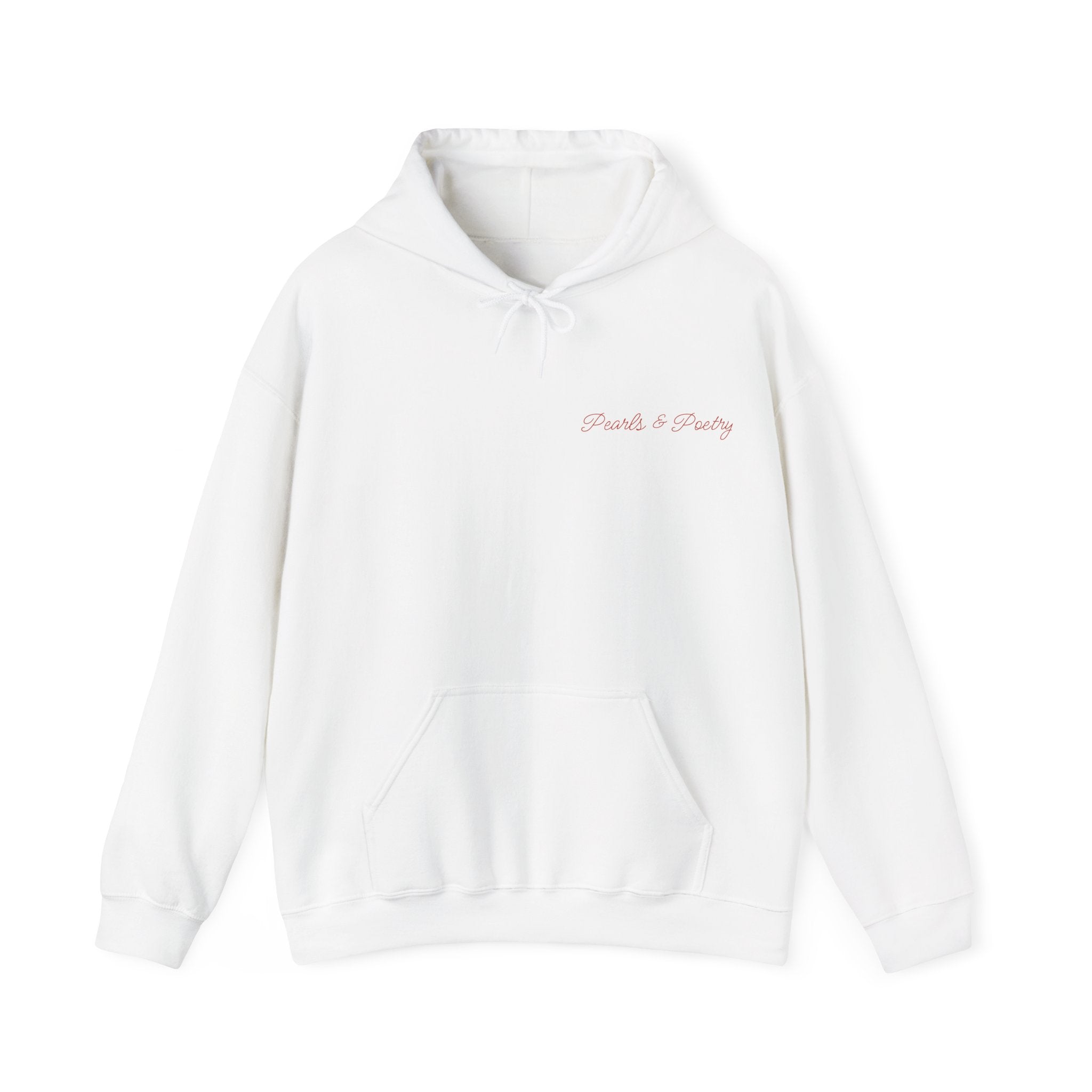 Pearls & Poetry Hoodie — Pink Ballet Emblem Hooded Sweatshirt