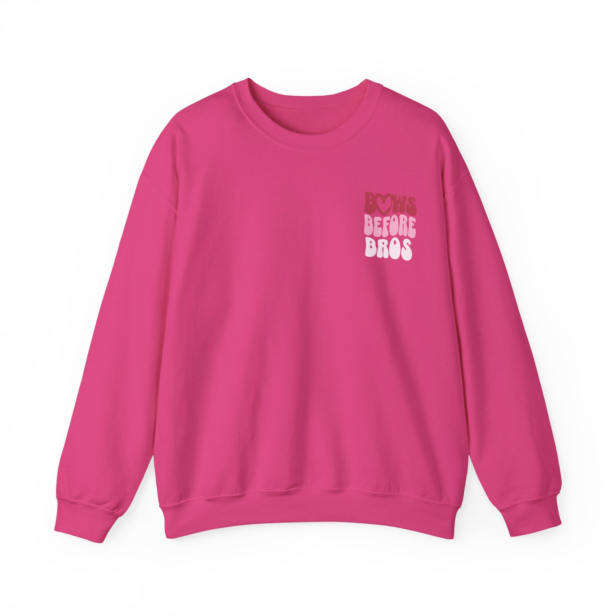 Bows Before Bros Sweatshirt — Cute Coquette Crewneck