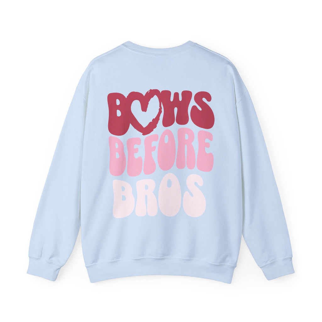 Bows Before Bros Sweatshirt — Cute Coquette Crewneck