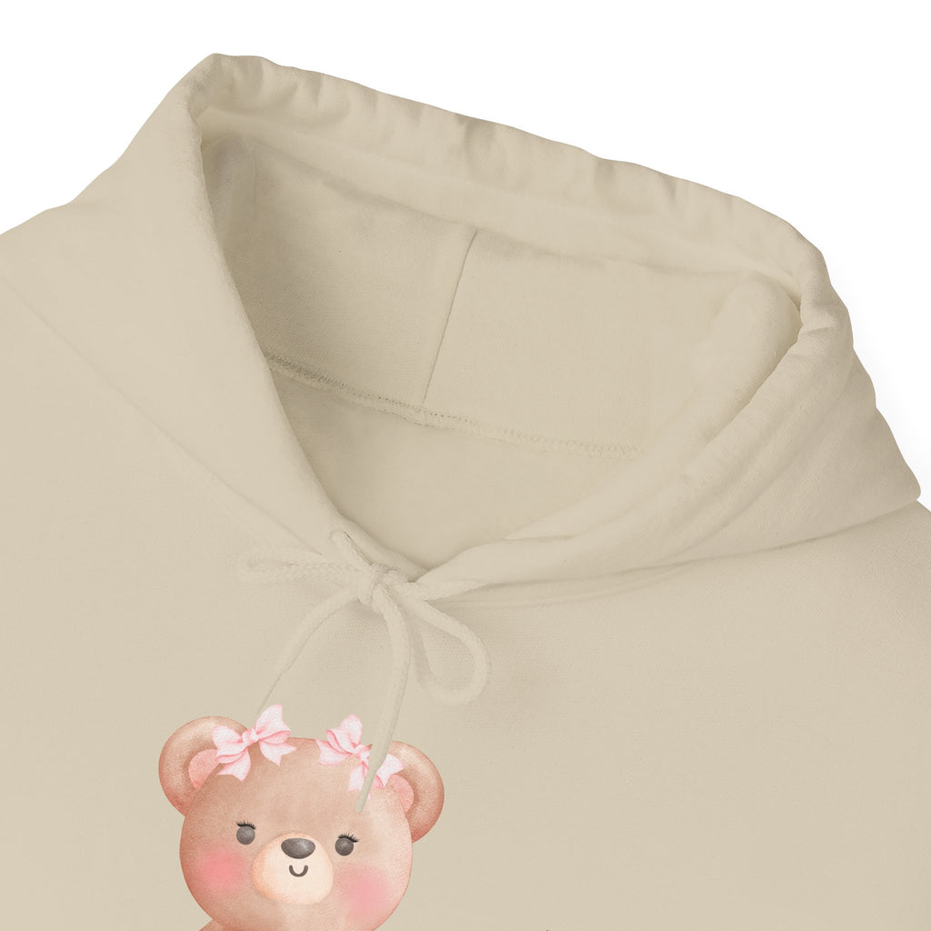 Cute Pink Teddy Bear Hoodie — Cozy Cute Graphic Sweatshirt