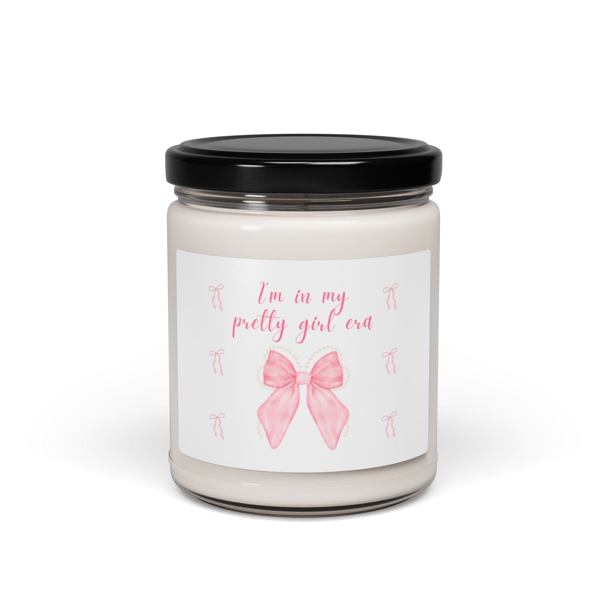 Pretty Girl Bow Scented Soy Candle - 9oz