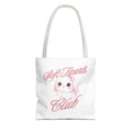 Soft Hearts Club Tote Bag — Cute Pastel Bunny AOP Shopper