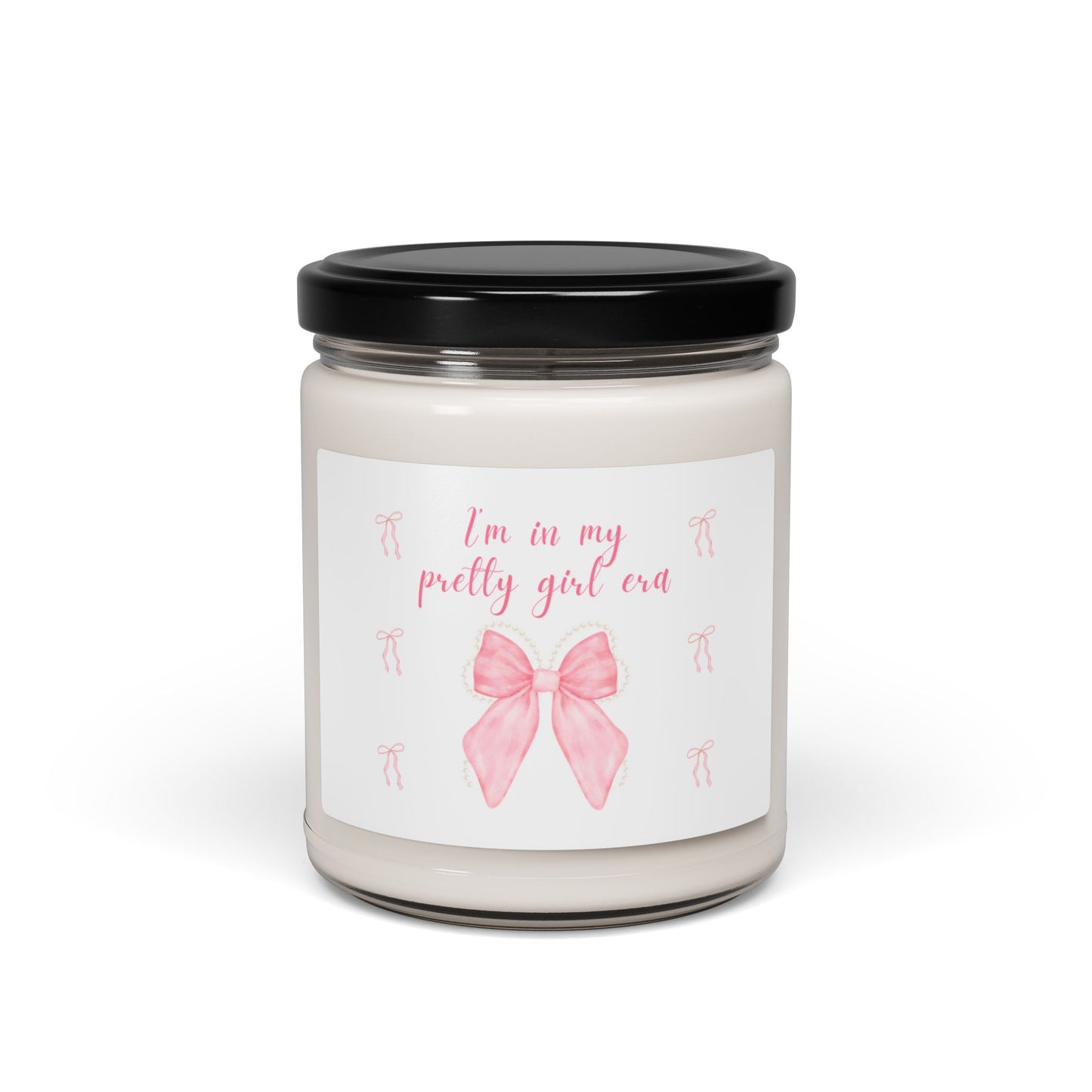 Pretty Girl Bow Scented Soy Candle - 9oz