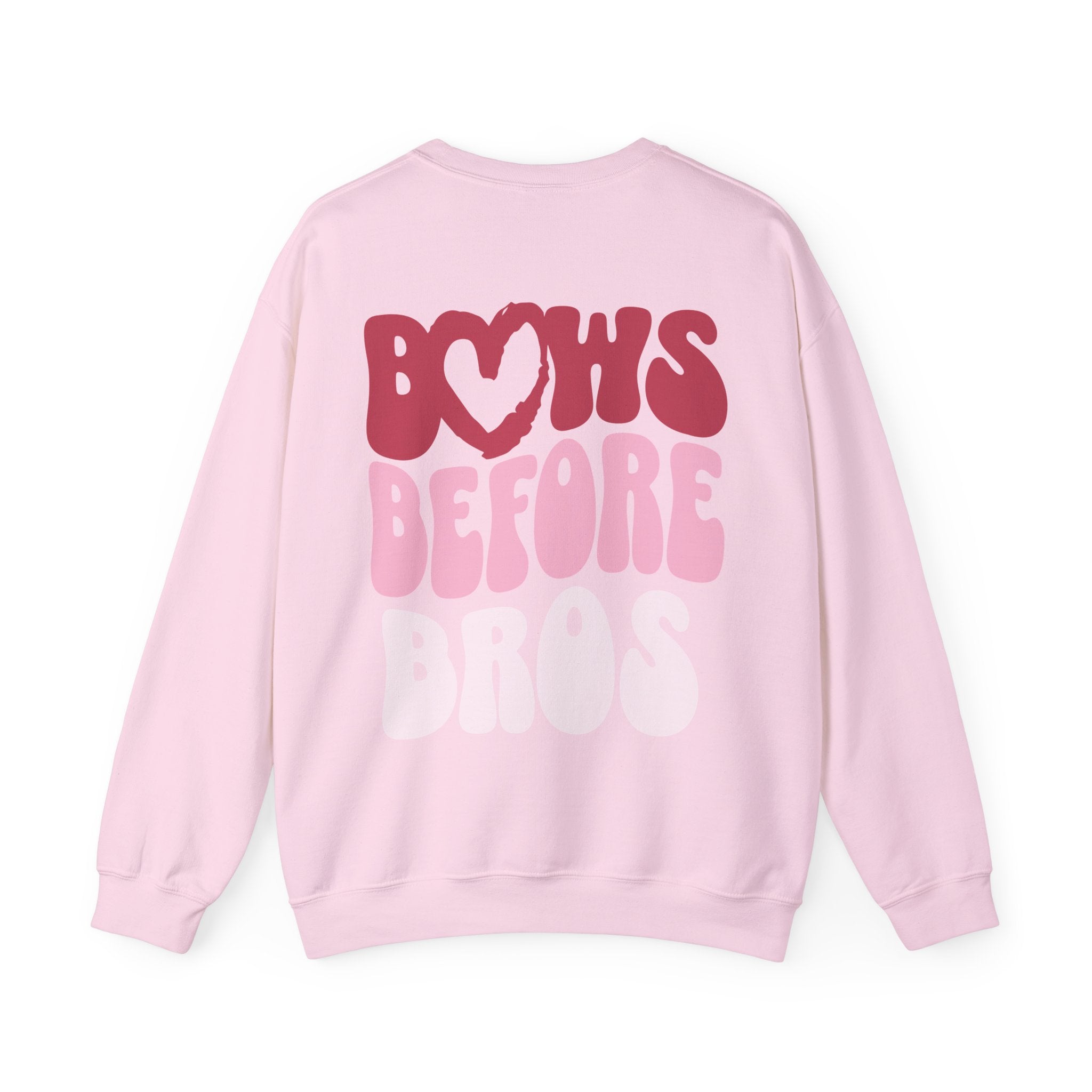 Bows Before Bros Sweatshirt — Cute Coquette Crewneck