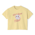 Soft Hearts Club Women's Boxy Tee — Cute Pastel Bunny Graphic