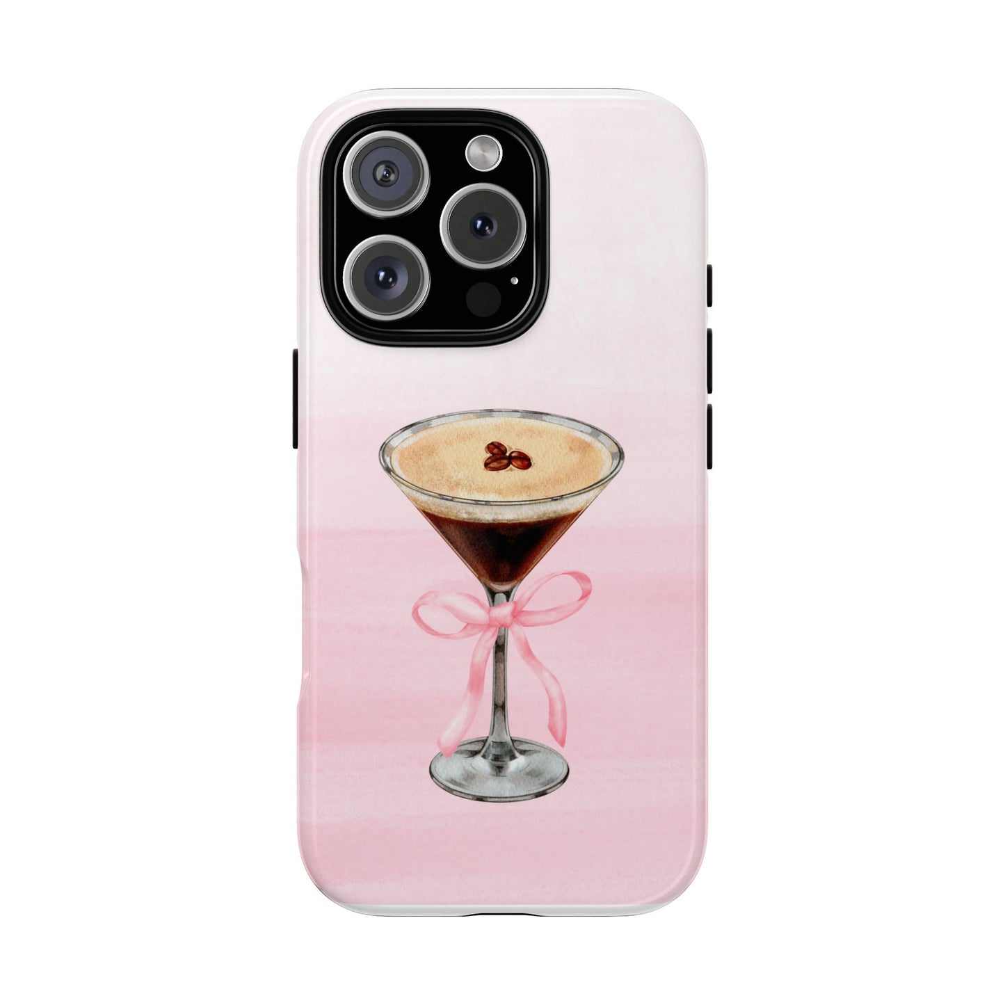 Espresso Martini with bow Phone Case