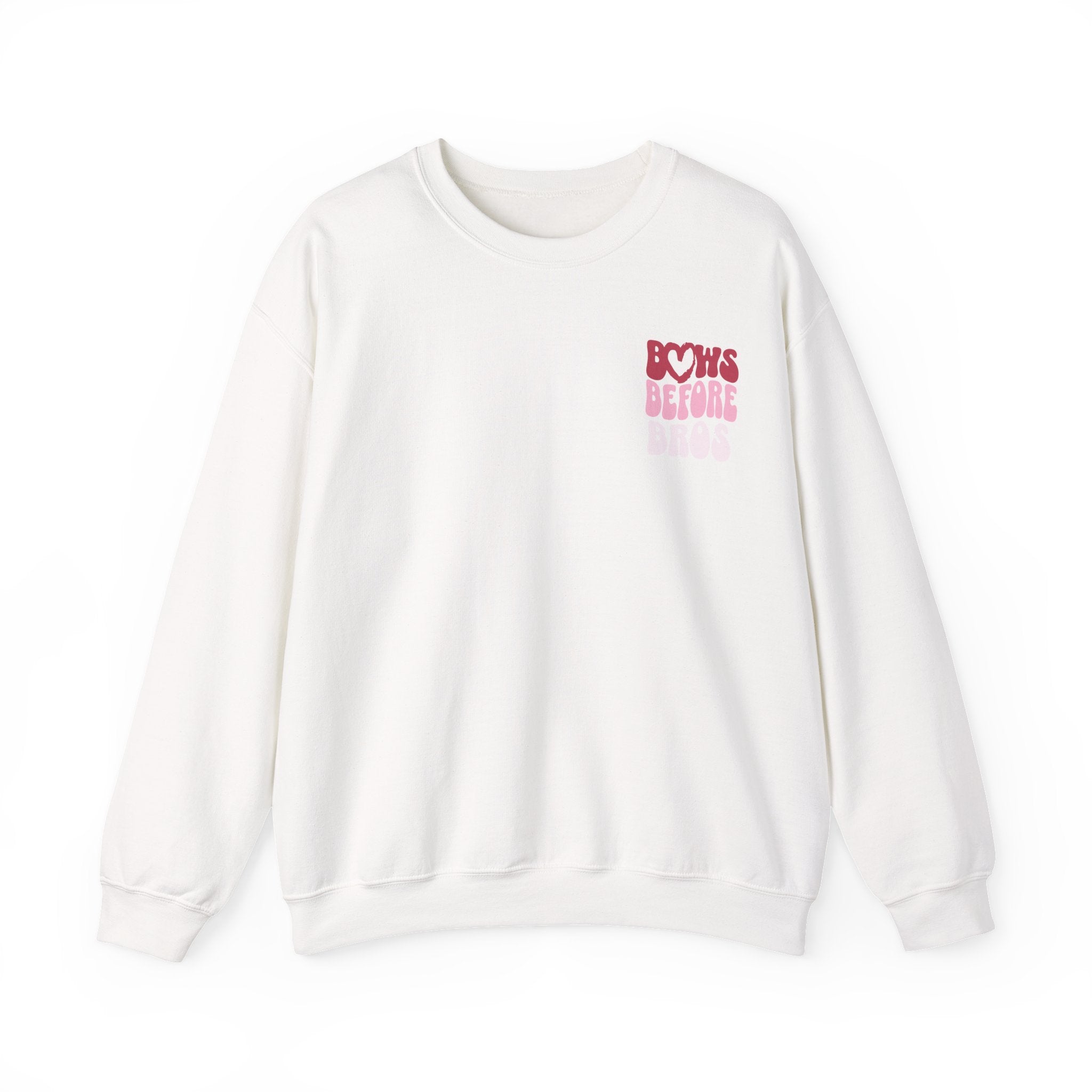 Bows Before Bros Sweatshirt — Cute Coquette Crewneck