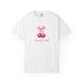 Cherry Graphic T‑Shirt – "I’m Just a Girl" Feminine Vintage Vibe