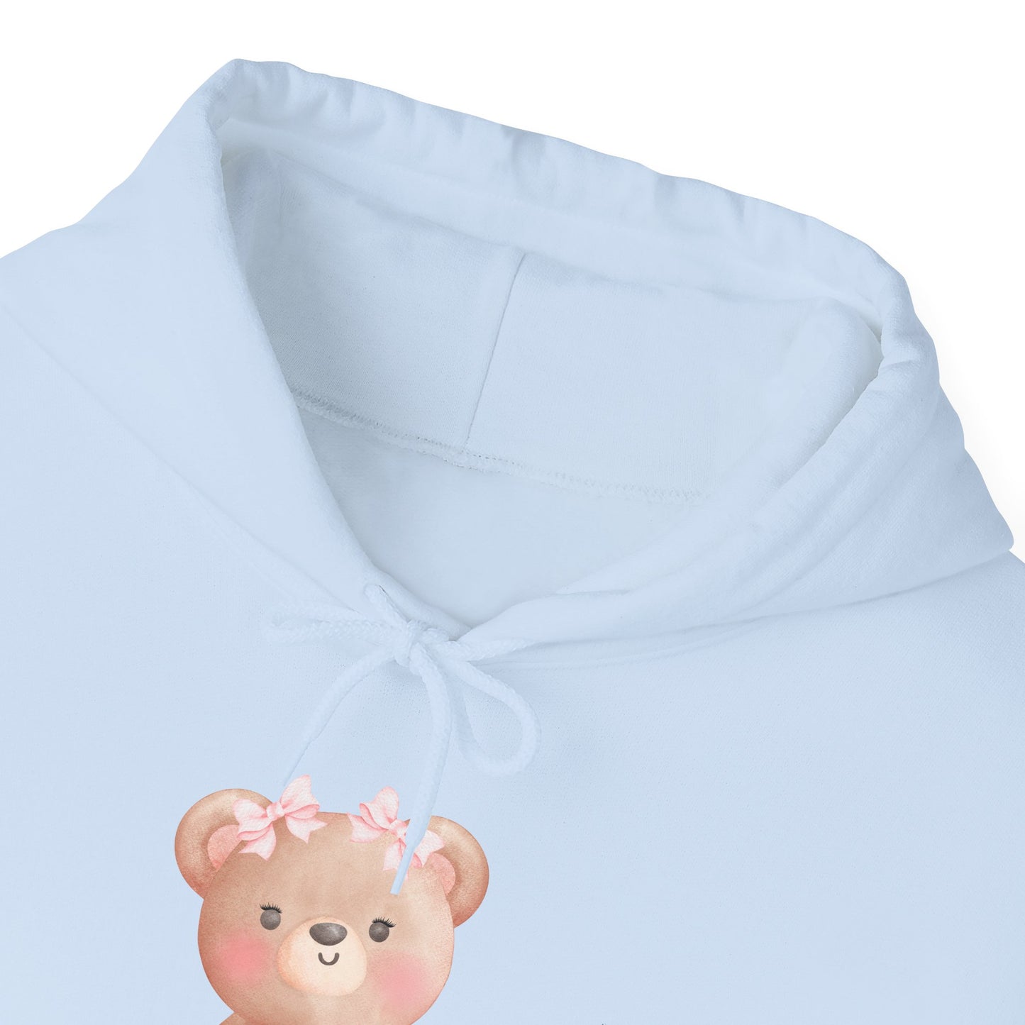 Cute Pink Teddy Bear Hoodie — Cozy Cute Graphic Sweatshirt