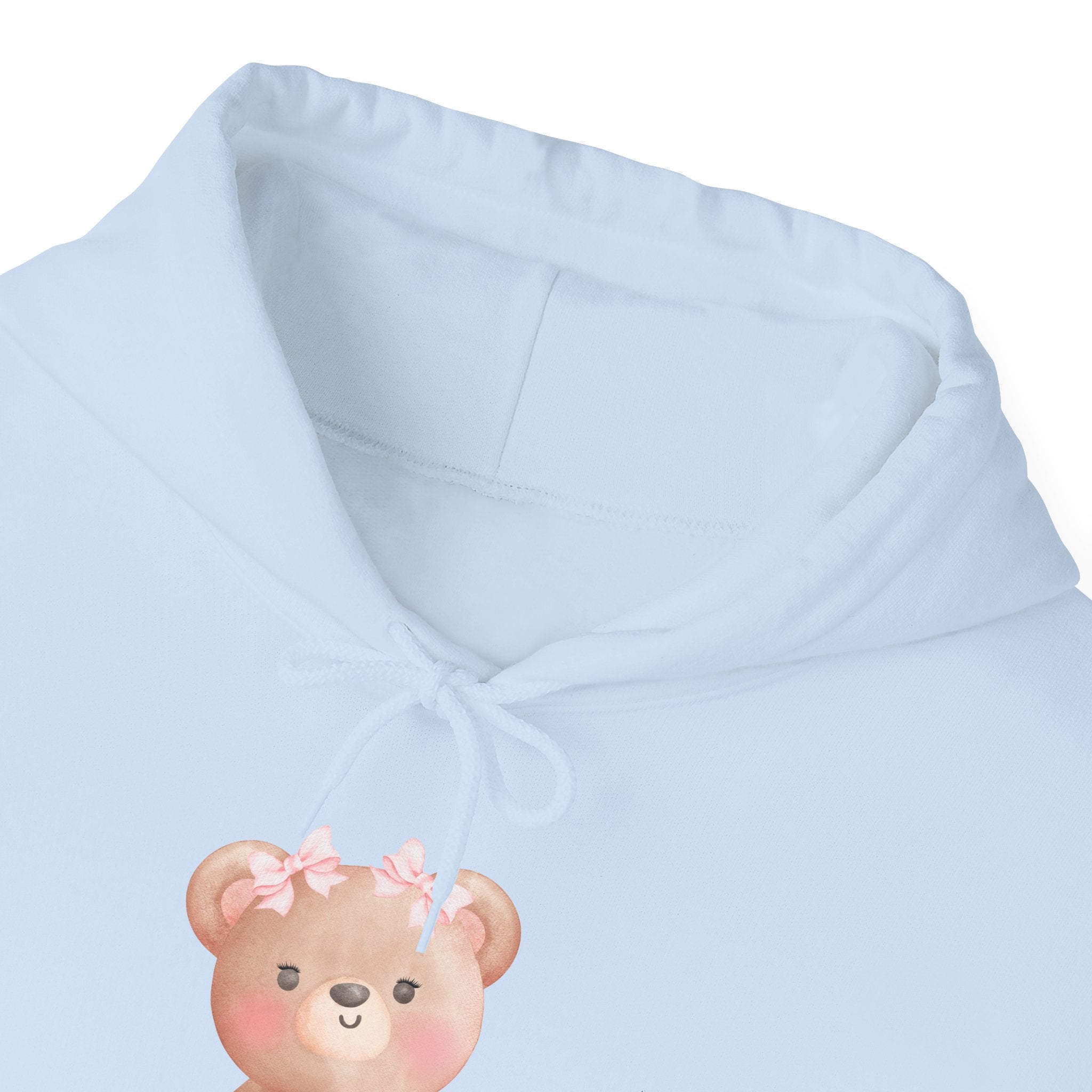 Cute Pink Teddy Bear Hoodie — Cozy Cute Graphic Sweatshirt
