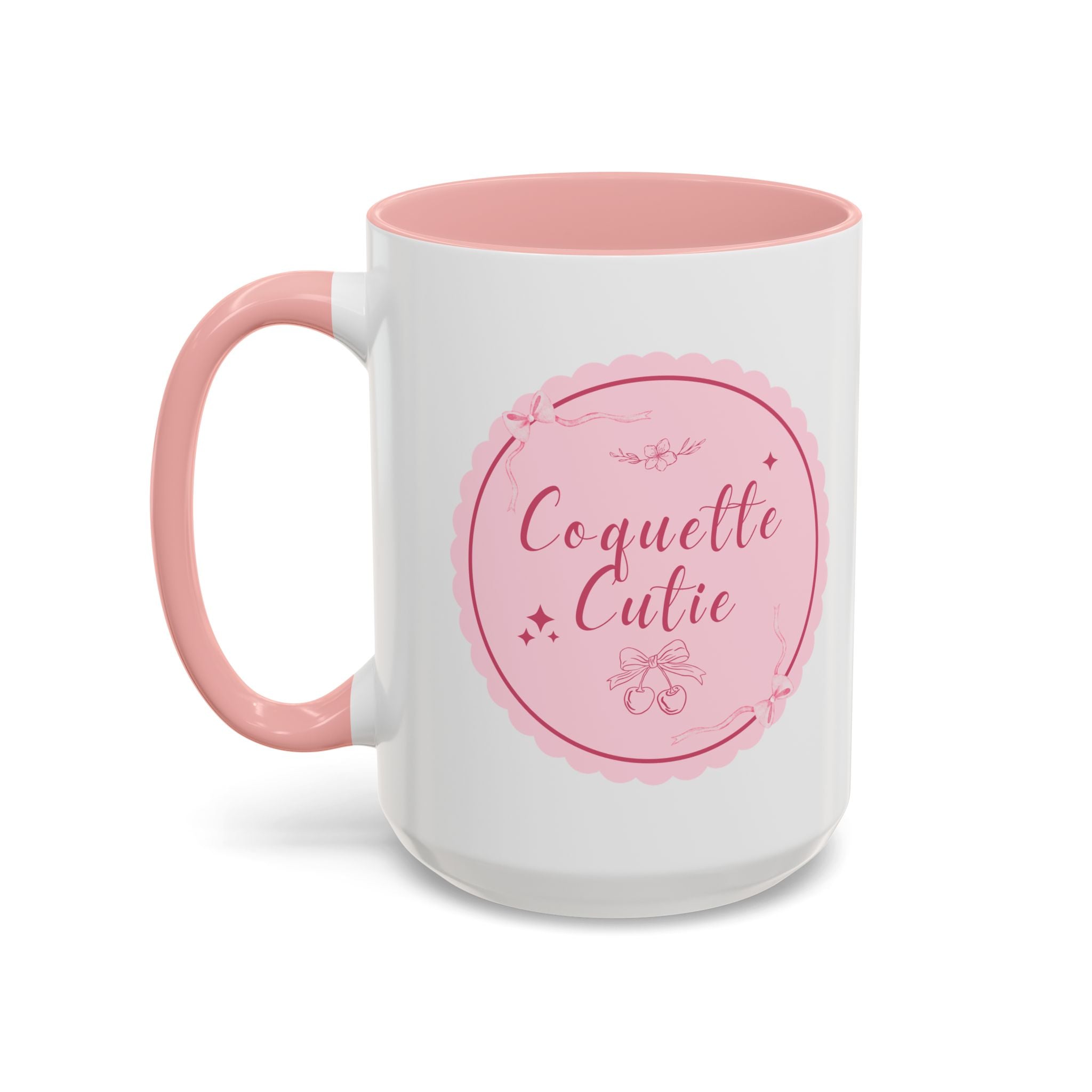 Coquette Cutie Accent Coffee Mug  - Pink