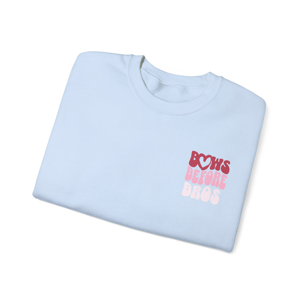 Bows Before Bros Sweatshirt — Cute Coquette Crewneck