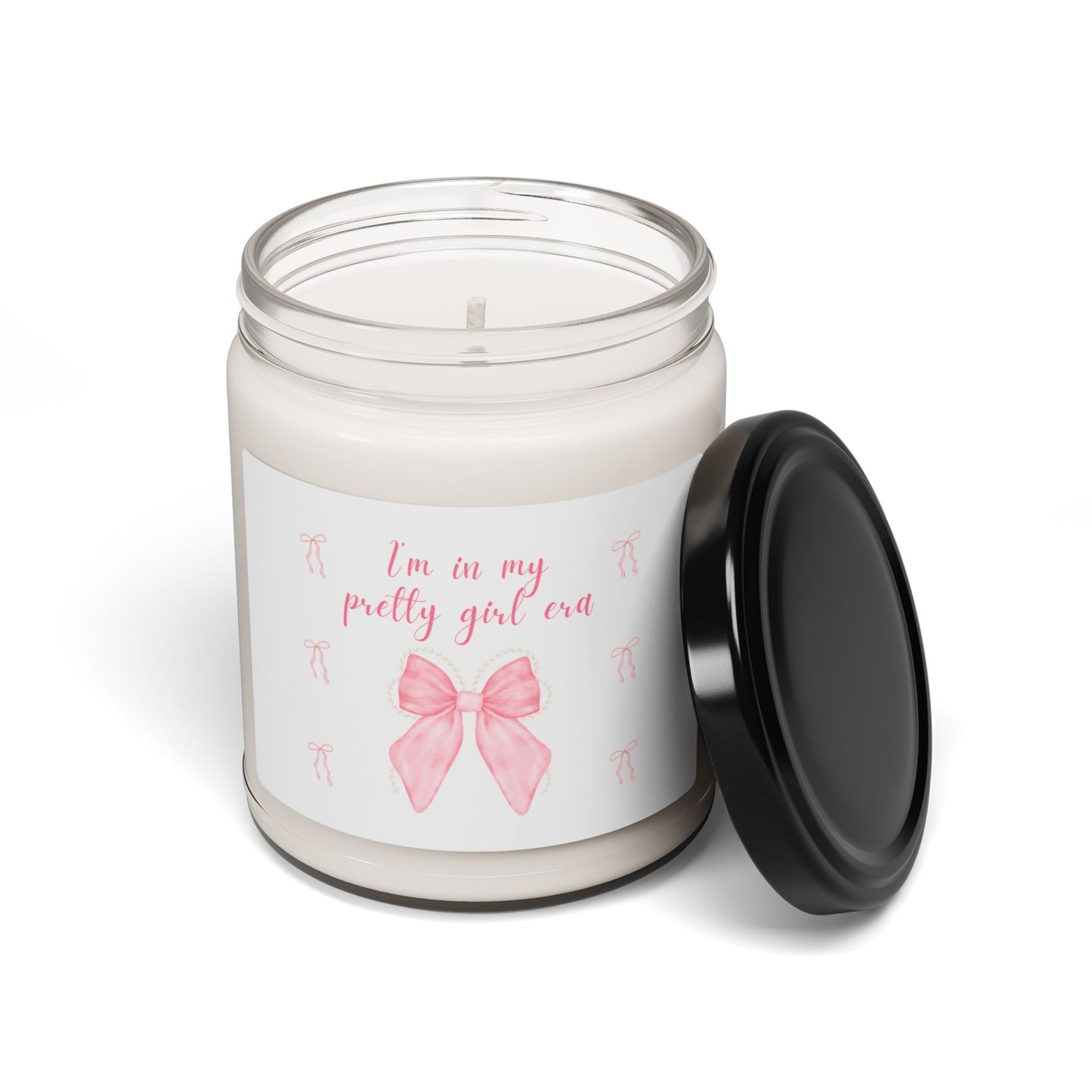 Pretty Girl Bow Scented Soy Candle - 9oz